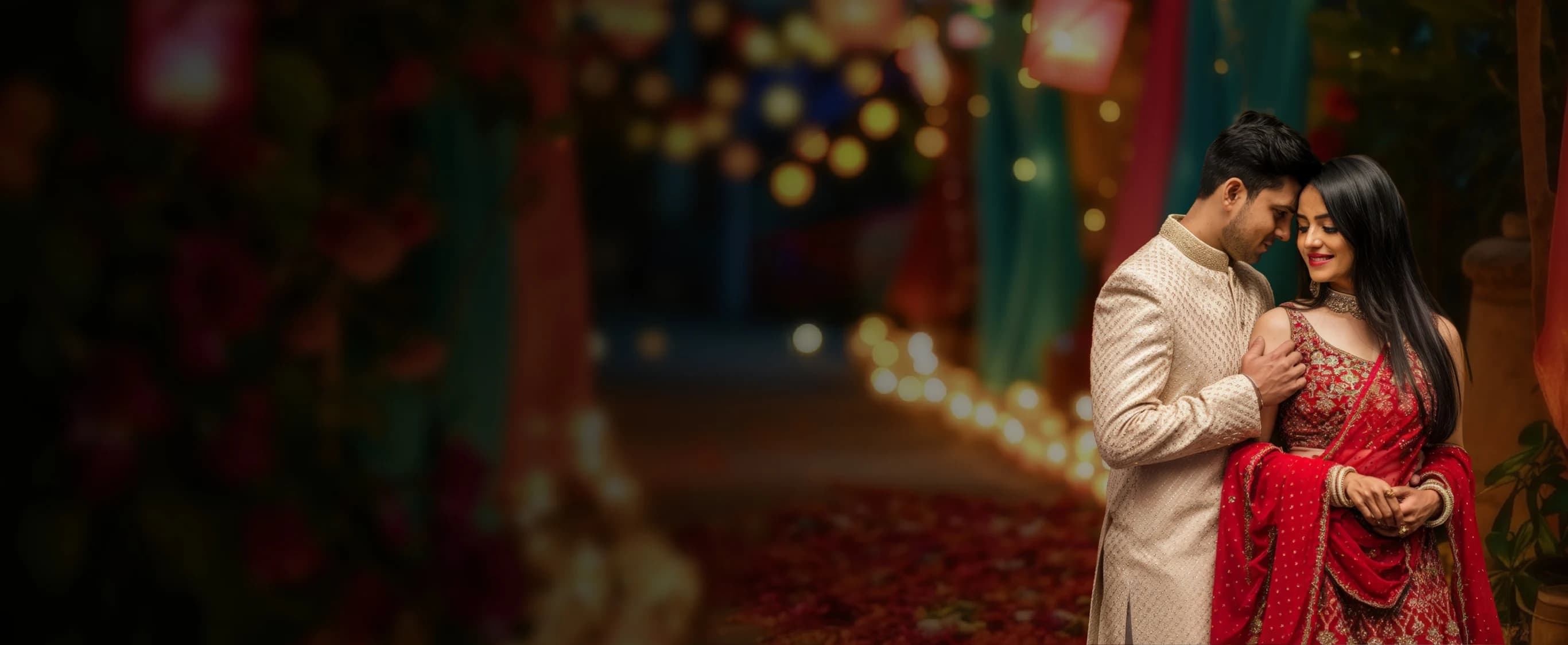 Wedding hero background